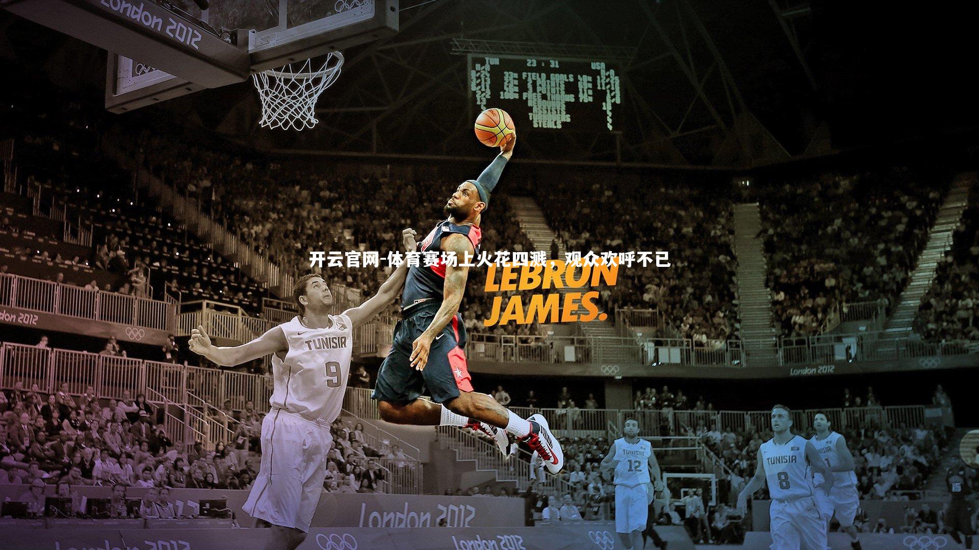 体育赛场上火花四溅,观众欢呼不已